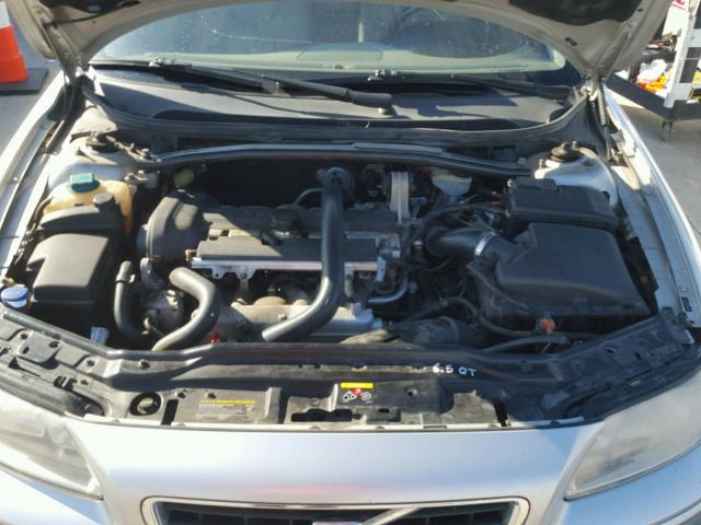 YV1RS592672644730 - 2007 VOLVO S60 2.5T SILVER photo 7