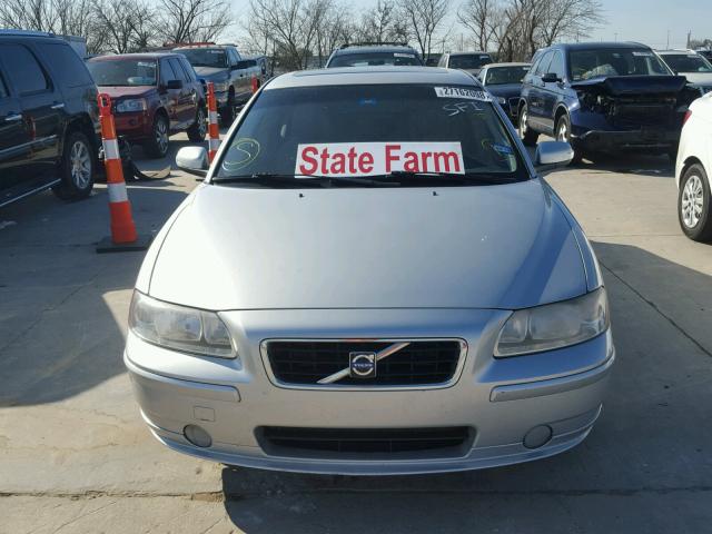 YV1RS592672644730 - 2007 VOLVO S60 2.5T SILVER photo 9