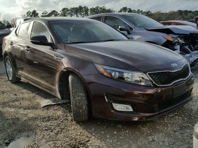 5XXGM4A7XFG398959 - 2015 KIA OPTIMA LX BURGUNDY photo 1