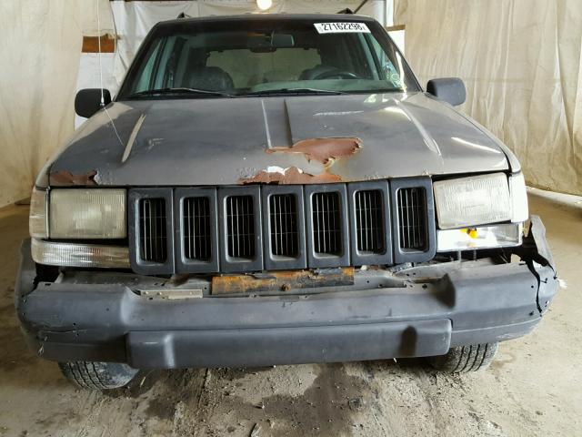 1J4GZ58S2VC757375 - 1997 JEEP GRAND CHER BROWN photo 9