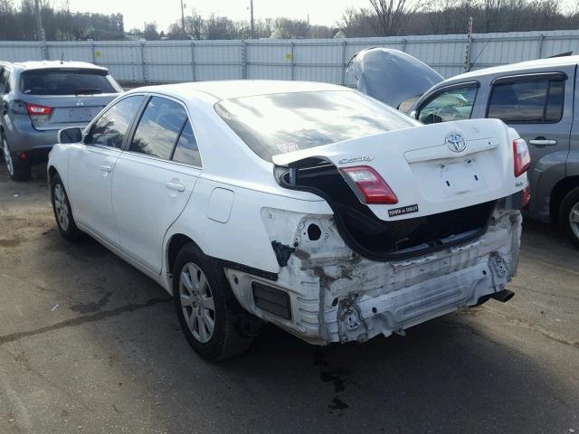 4T1BE46K08U755207 - 2008 TOYOTA CAMRY CE WHITE photo 3