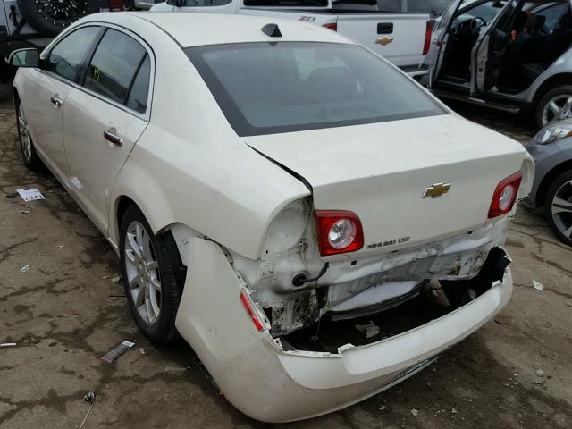1G1ZE5E09CF163044 - 2012 CHEVROLET MALIBU LTZ 奶油色 照片 3