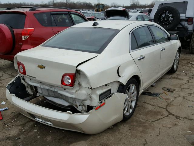 1G1ZE5E09CF163044 - 2012 CHEVROLET MALIBU LTZ 奶油色 照片 4