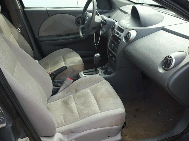 1G8AJ55F27Z157315 - 2007 SATURN ION LEVEL GRAY photo 5