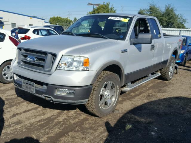 1FTPX145X5NA42966 - 2005 FORD F150 SILVER photo 2