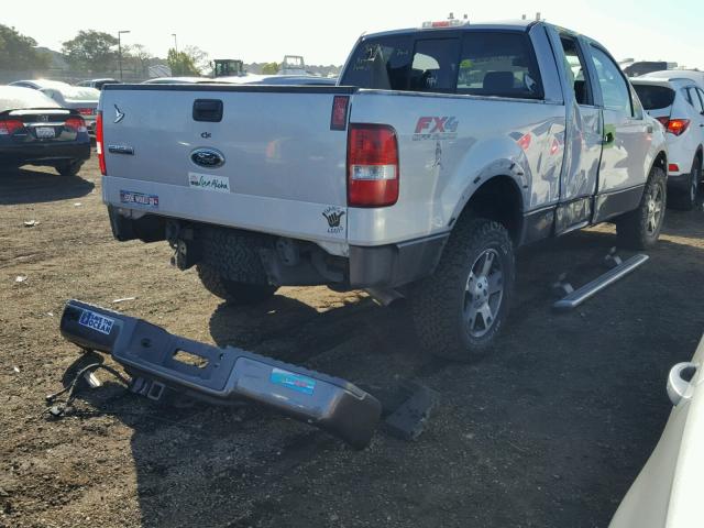 1FTPX145X5NA42966 - 2005 FORD F150 SILVER photo 4