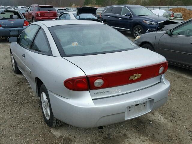 1G1JC12F857208718 - 2005 CHEVROLET CAVALIER SILVER photo 3