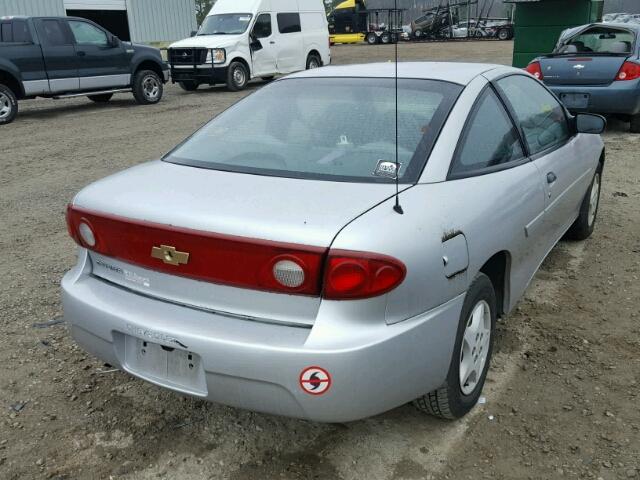 1G1JC12F857208718 - 2005 CHEVROLET CAVALIER SILVER photo 4