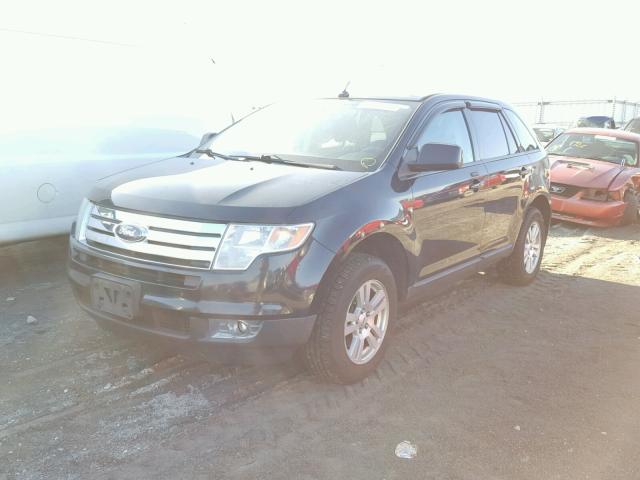 2FMDK48C38BA22128 - 2008 FORD EDGE SEL BLACK photo 2