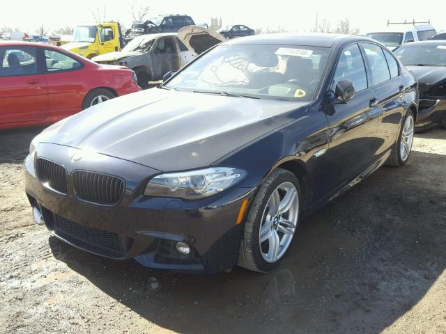 WBA5B3C51FD548726 - 2015 BMW 535 XI Bleu photo 2