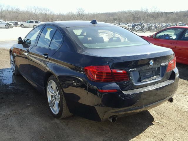 WBA5B3C51FD548726 - 2015 BMW 535 XI Bleu photo 3