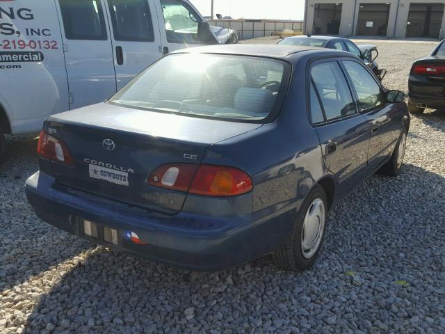 1NXBR12E8XZ250386 - 1999 TOYOTA COROLLA VE TEAL photo 4