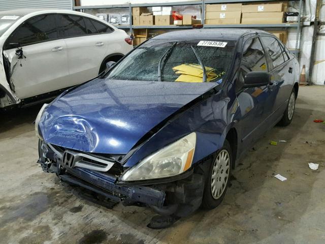 1HGCM56123A107274 - 2003 HONDA ACCORD DX BLUE photo 2