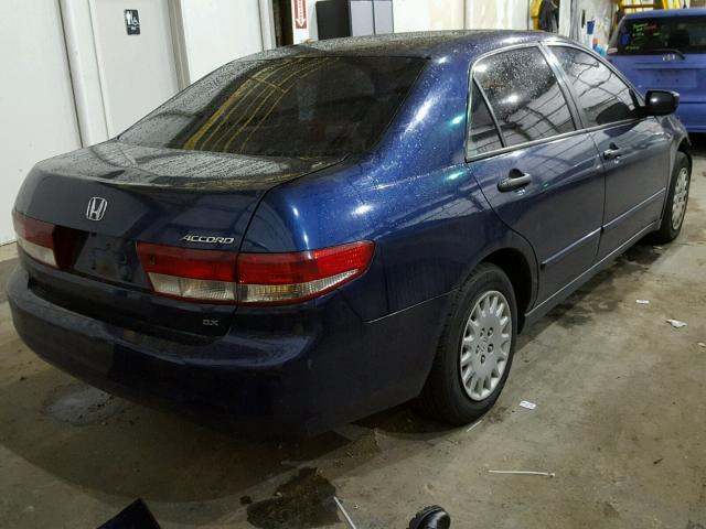 1HGCM56123A107274 - 2003 HONDA ACCORD DX BLUE photo 4