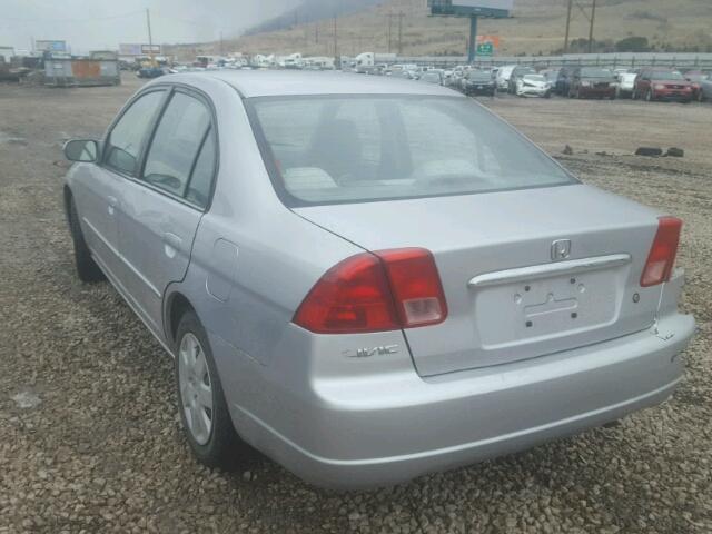 JHMES26701S002920 - 2001 HONDA CIVIC EX ვერცხლისფერი ფოტო 3