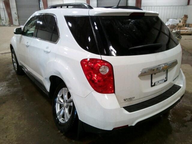 2GNALDEKXD1267581 - 2013 CHEVROLET EQUINOX LT WHITE photo 3