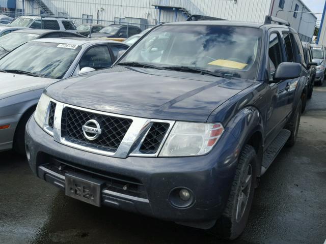 5N1AR1NB0CC617844 - 2012 NISSAN PATHFINDER GRAY photo 2