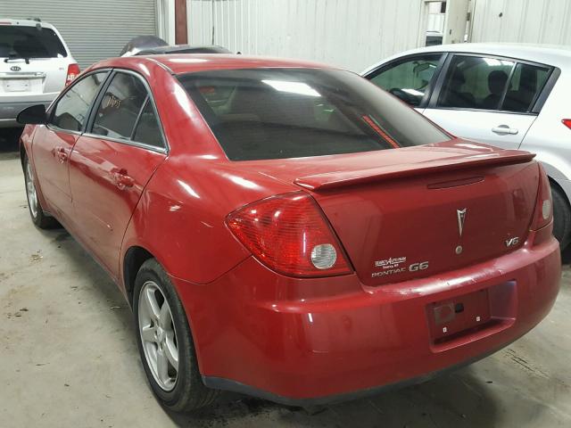 1G2ZG58N874118014 - 2007 PONTIAC G6 BASE RED photo 3