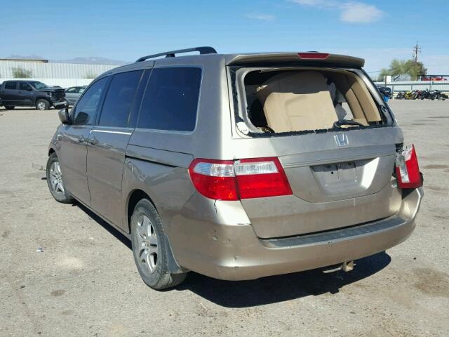 5FNRL38695B421958 - 2005 HONDA ODYSSEY EX GOLD photo 3