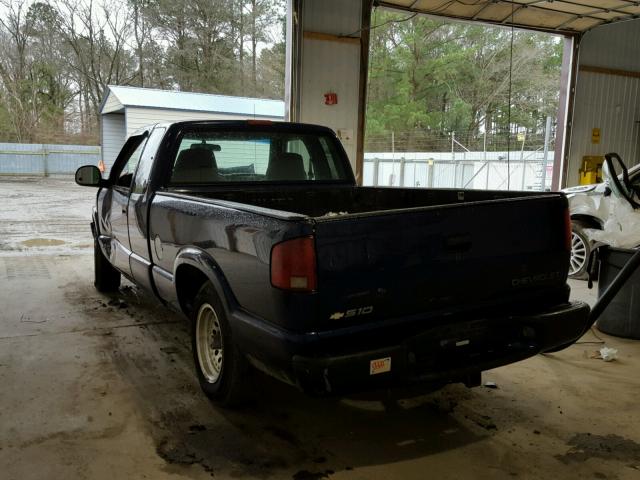 1GCCS19X3W8202757 - 1998 CHEVROLET S TRUCK S1 BLUE photo 3