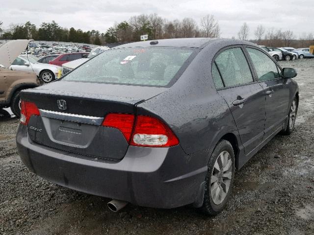 19XFA1F82AE033648 - 2010 HONDA CIVIC EX GRAY photo 4