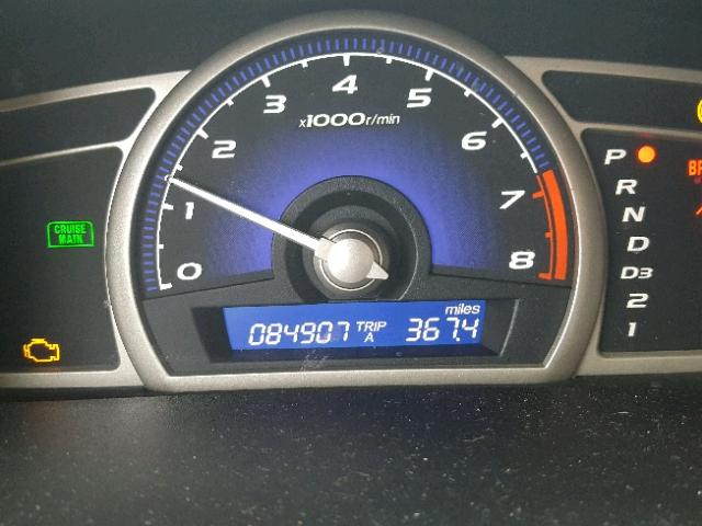 19XFA1F82AE033648 - 2010 HONDA CIVIC EX ნაცრისფერი ფოტო 8