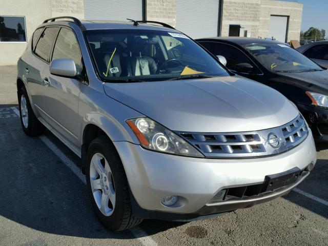 JN8AZ08W65W433253 - 2005 NISSAN MURANO SL SILVER photo 1