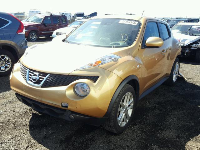 JN8AF5MR7ET352530 - 2014 NISSAN JUKE S GOLD photo 2