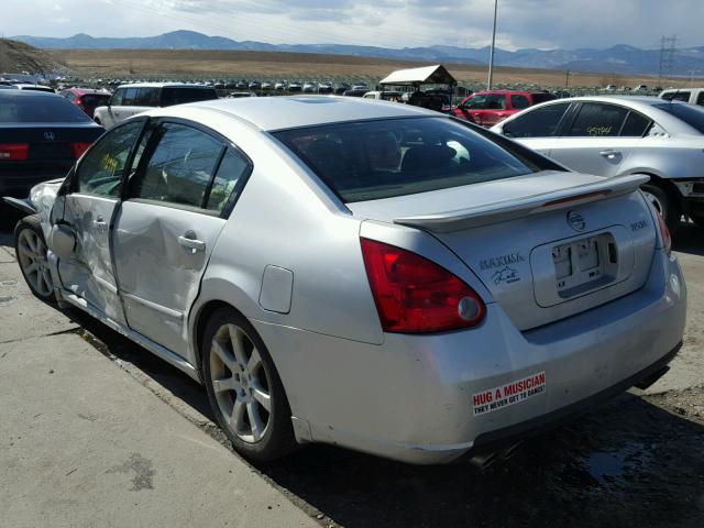 1N4BA41E98C808340 - 2008 NISSAN MAXIMA SE SILVER photo 3