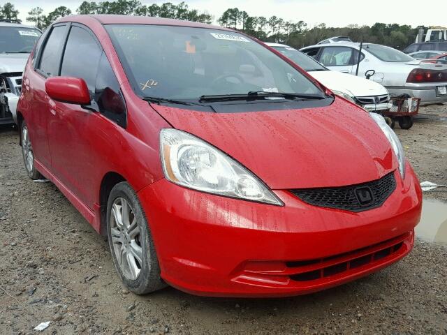 JHMGE88429S046662 - 2009 HONDA FIT SPORT RED photo 1