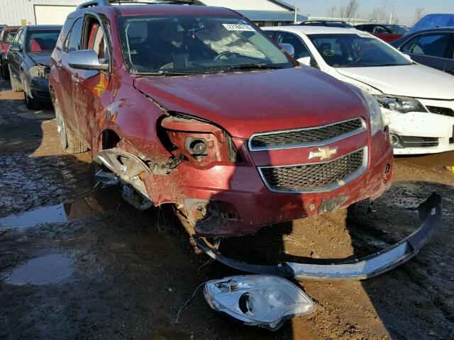 2CNFLGE58B6357429 - 2011 CHEVROLET EQUINOX LT RED photo 1