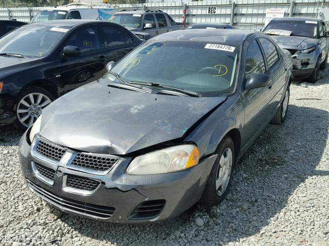 1B3EL46R95N601929 - 2005 DODGE STRATUS SX CHARCOAL photo 2