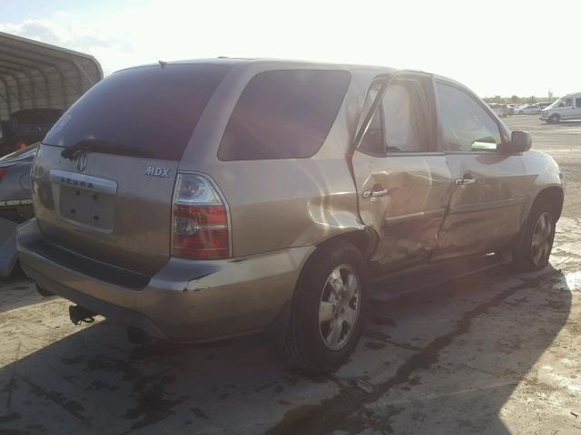 2HNYD18255H532893 - 2005 ACURA MDX GOLD photo 4