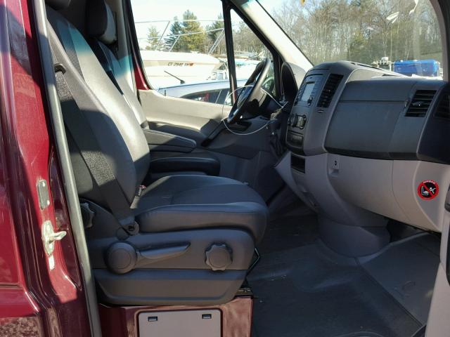 WD3PE8CD6GP228769 - 2016 MERCEDES-BENZ SPRINTER 2 MAROON photo 5