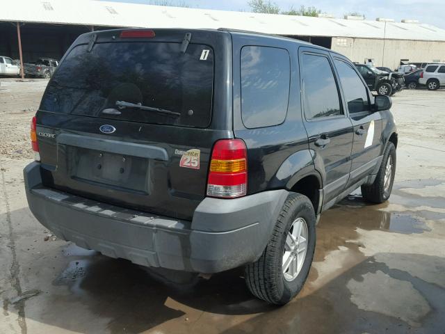 1FMYU02Z57KA13355 - 2007 FORD ESCAPE XLS BLACK photo 4