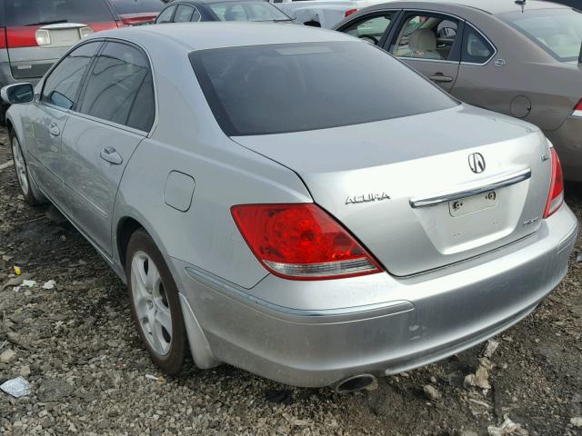 JH4KB16618C001915 - 2008 ACURA RL ვერცხლისფერი ფოტო 3
