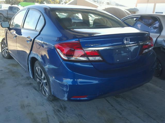 19XFB2F83EE237948 - 2014 HONDA CIVIC EX 蓝色 照片 3