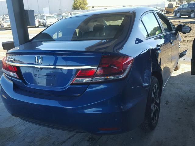 19XFB2F83EE237948 - 2014 HONDA CIVIC EX BLUE photo 4