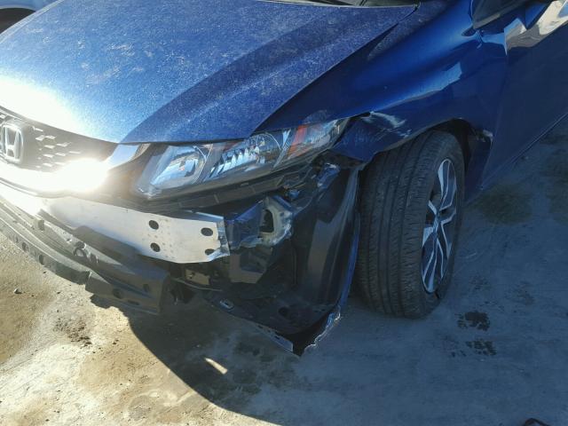 19XFB2F83EE237948 - 2014 HONDA CIVIC EX BLUE photo 9