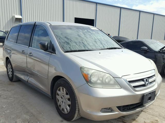 5FNRL38246B014712 - 2006 HONDA ODYSSEY LX SILVER photo 1