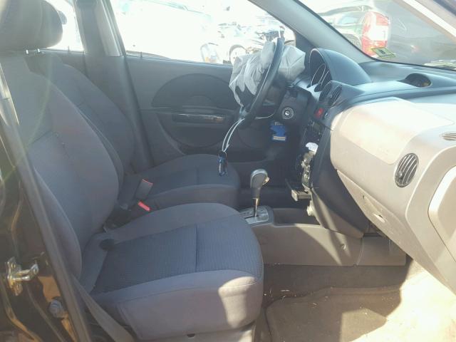 KL1TD66647B709858 - 2007 CHEVROLET AVEO BASE Qara foto 5