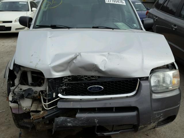 1FMYU93184KA49971 - 2004 FORD ESCAPE XLT SILVER photo 7