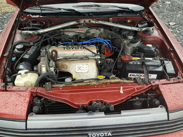 JT2ST65CXK7320239 - 1989 TOYOTA CELICA GT- RED photo 7