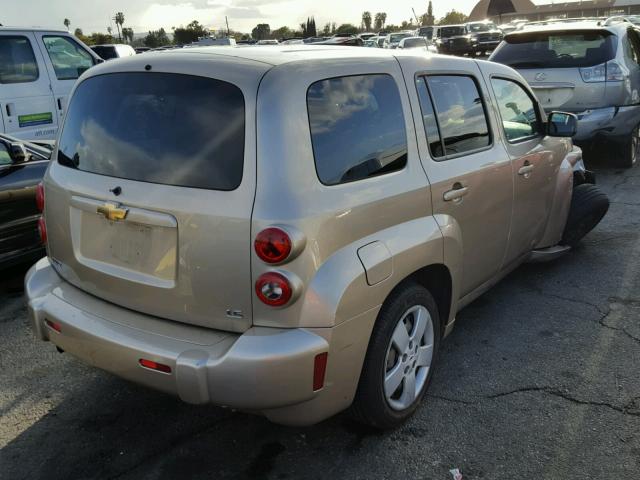 3GNDA13D08S554993 - 2008 CHEVROLET HHR LS GOLD photo 4