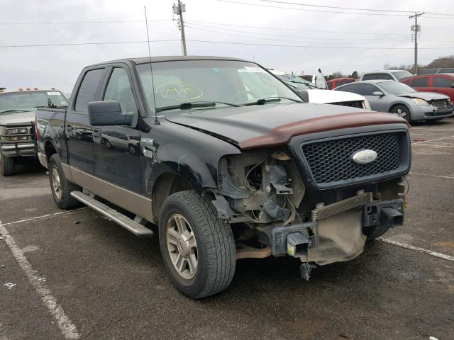 1FTRW12W96FB04344 - 2006 FORD F150 SUPER BLACK photo 1