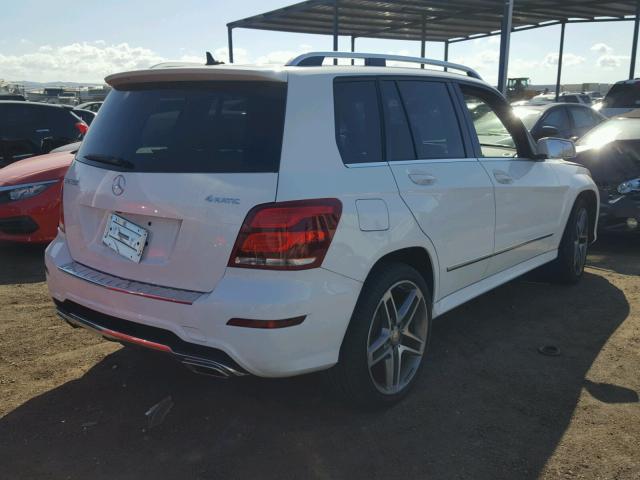 WDCGG8JB3FG380762 - 2015 MERCEDES-BENZ GLK 350 4M WHITE photo 4