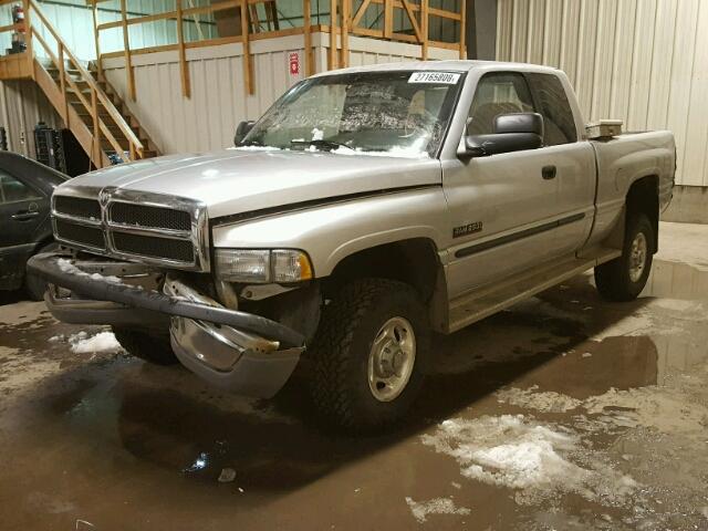 1B7KF23661J598593 - 2001 DODGE RAM 2500 SILVER photo 2