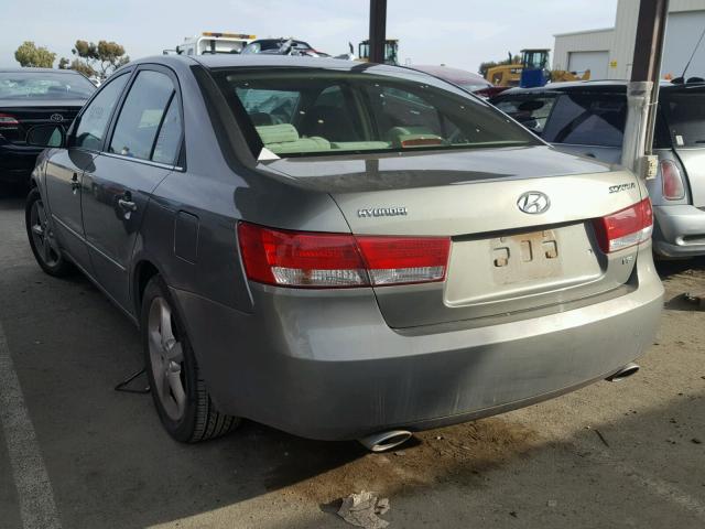 5NPEU46FX7H202998 - 2007 HYUNDAI SONATA SE GRAY photo 3