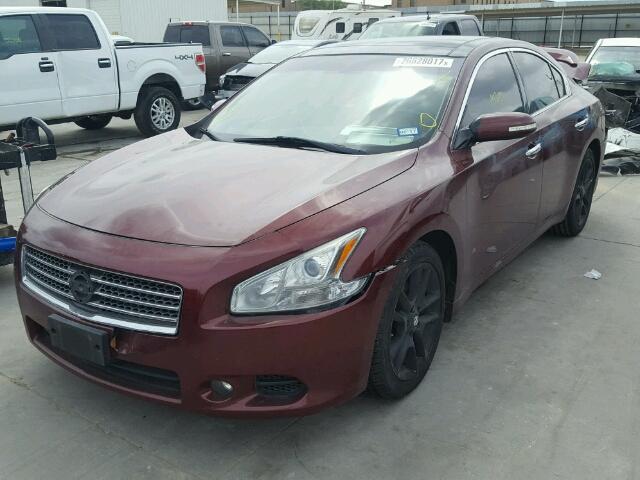 1N4AA5AP9BC813497 - 2011 NISSAN MAXIMA S MAROON photo 2