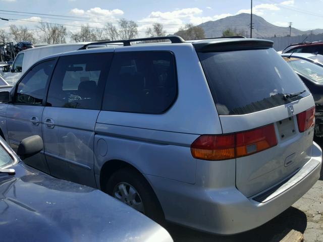 2HKRL18632H555690 - 2002 HONDA ODYSSEY EX SILVER photo 3